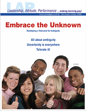 MBA Research - LAP-EI-092, Embrace the Unknown (Developing a Tolerance for  Ambiguity) (Download) #LAP-EI-092