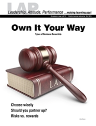 LAP-BL-003, Own It Your Way (Types of Business Ownership) (Download) BL:003, Law, Entrepreneurship, LAP-BA-007