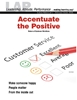 LAP-CR-003, Accentuate the Positive (Nature of Customer Relations) (Download) LAP-CR-001, CR:003, Customer Service