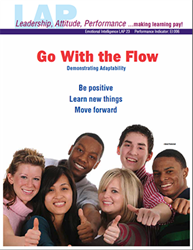 LAP-EI-023, Go With the Flow (Demonstrating Adaptability) (Download) EI:006, Emotional Intelligence, Personal Development, Workplace, Co-op