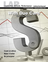 LAP-FI-351, With Due Care (The Role of Ethics in Accounting) (Download) FI:351, Financial Management