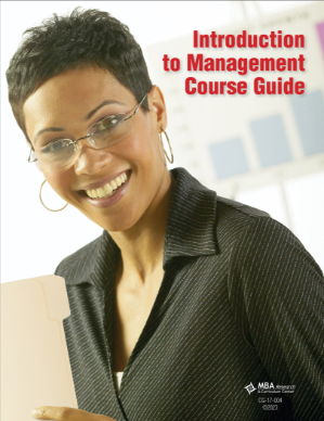 Course Guide: Introduction to Management (Download) Leadership, CG-10-004