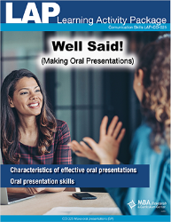 LAP-CO-025, Well Said! (Making Oral Presentations) (Download) CO:025, Communication Skills