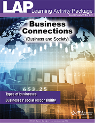 LAP-EC-070, Business Connections (Business and Society) (Download) EC:070, Economics, Free Enterprise, Business Basics, Business Functions