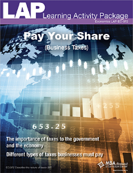LAP-EC-072, Pay Your Share (Business Taxes) (Download) EC:072, LAP-EC-027, Economics, Entrepreneurship