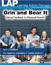 LAP-EI-003, Grin and Bear It (Using Feedback for Personal Growth) (Download) EI:003, LAP-EI-903, Emotional Intelligence, Personal Development, Professional Development, Workplace, Co-op