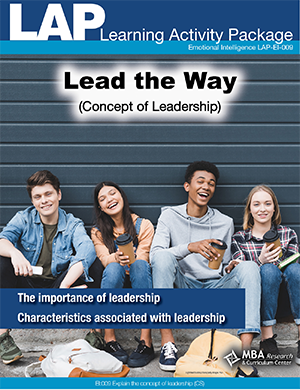 LAP-EI-009, Lead the Way (Concept of Leadership) (Download) EI:009, LAP-EI-909, Emotional Intelligence, Professional Development, Workplace, Co-op