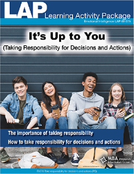 LAP-EI-075, It’s Up to You (Taking Responsibility for Decisions and Actions) (Download) EI:075, Emotional Intelligence, Workplace, Co-op