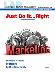 LAP-MK-019, Just Do It...Right (Company Actions and Results) (Download) MK:019, LAP-MK-003, Marketing, Management