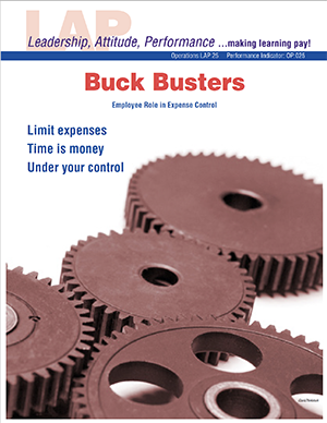 LAP-OP-025, Buck Busters (Employee Role in Expense Control) (Download) OP:025, Operations
