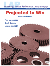 LAP-OP-158, Projected to Win (Nature of Project Management) (Download) OP:158, Operations, LAP-OP-006