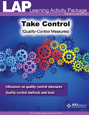 LAP-OP-163, Take Control (Quality-Control Measures) (Download) OP:163, Operations, Branding, Product Management, Product Planning