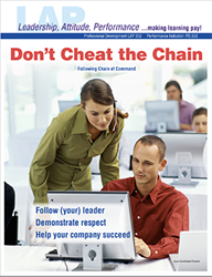 LAP-PD-252, Dont Cheat the Chain (Following Chain of Command) (Download) PD:252, Professional Development