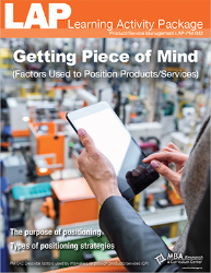 LAP-PM-042, Getting Piece of Mind (Factors Used To Position Products/Services) (Download) PM:042, Product Management, Product Planning, Branding, Marketing