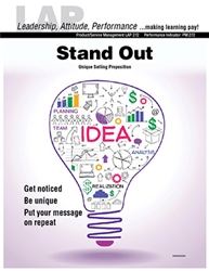 LAP-PM-272, Stand Out (Unique Selling Proposition) (Download) PM:272, LAP-PM-016, Product Management, Product Planning, Branding, Marketing