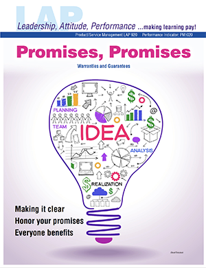 LAP-PM-920, Promises, Promises (Warranties and Guarantees) (Download) PM:020, Product Management, Product Planning, Branding, Customer Service