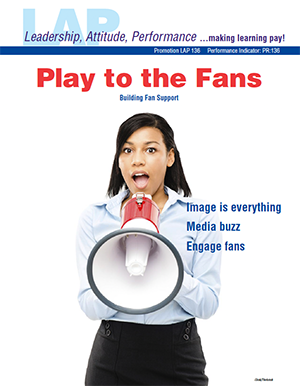LAP-PR-136, Play to the Fans (Building Fan Support) (Download) PR:136, Promotion, Sports Marketing