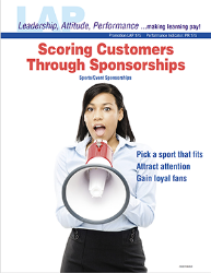 LAP-PR-175, Scoring Customers Through Sponsorships (Sports/Event Sponsorships) (Download) PR:175, Promotion, Sports Marketing