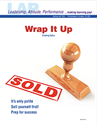 LAP-SE-895, Wrap it Up (Closing Sales) (Download) SE:895, LAP-SE-107, Selling