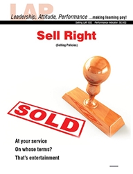 LAP-SE-932, Sell Right (Selling Policies) (Download) SE:932, LAP-SE-121