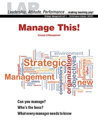 LAP-SM-001, Manage This! (Concept of Management) (Download) SM:001, LAP-SM-003, Strategic Management, Planning