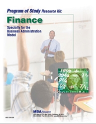 Program of Study Resource Kits: Finance (Download) MSC-09-006