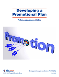 Rubric: Developing a Promotional Plan (Download) 