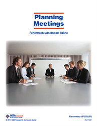 Rubric: Planning Meetings (Download) 